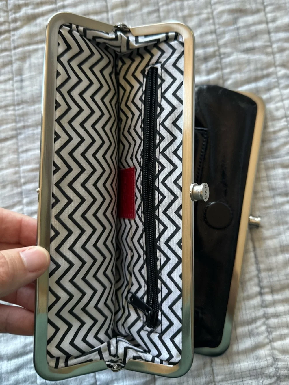 HOBO Lauren Black Wallet Clutch